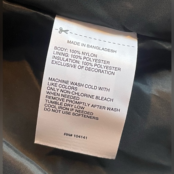 DSG Boys Dark Green Insulated Water Resistant Puffer Jacket Medium 10-12 NWT - Picture 14 of 16